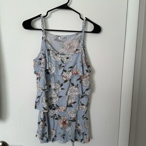 Maternity/breastfeeding tank top